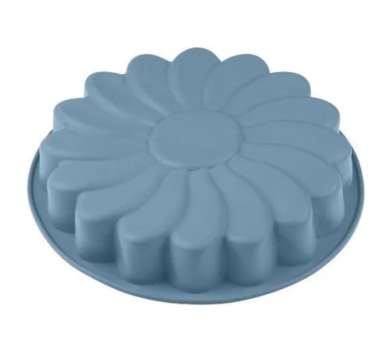 Изображение товара Форма для выпечки PERFECTO LINEA силиконовая, ромашка, 23.5x5 см, голубая 20-001128
