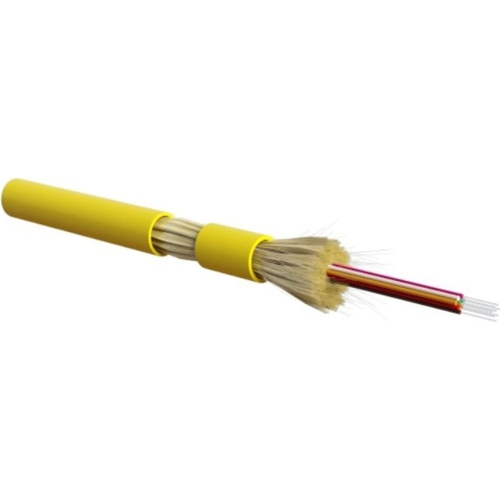 Одномодовый волоконно-оптический кабель для внутренней прокладки Hyperline, цвет желтый