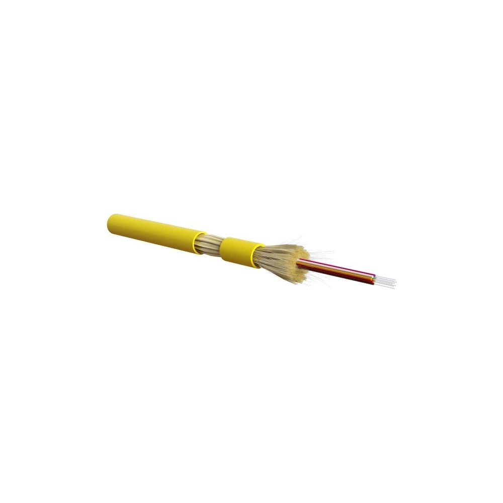 Одномодовый волоконно-оптический кабель для внутренней прокладки Hyperline, цвет желтый