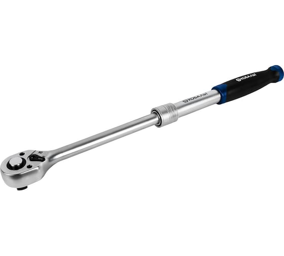Изображение товара Телескопическая трещоточная рукоятка 1/2, 305-445мм, 72зуба КОБАЛЬТ 642-425