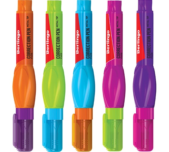 Изображение товара Корректирующий карандаш Berlingo Fuze, 08мл, 10 шт в упаковке, металлический наконечник, KR500b KR500_b