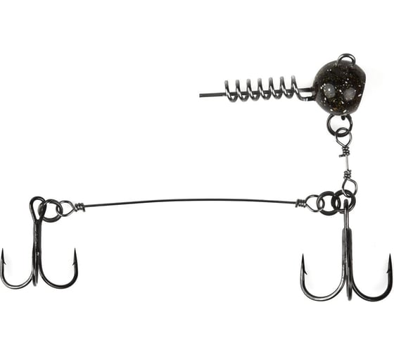 Изображение товара Стальная остнаска Lucky John DEEP PIKE STINGER RIG L+FLEXHEAD 15г LJP7403-L015