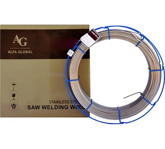 Изображение товара Проволока сварочная ER 308Lsi 1.2 мм, К300-52, намотка 15 кг AG A-1-308LSI-12-352