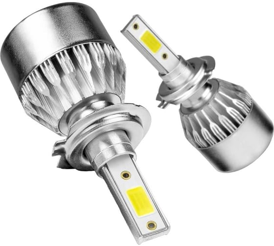 Изображение товара Светодиодные лампы LED для авто LEDZILLA C6 H7 18Вт 12В лампочки для автомобилей в фары, комплект 2шт C6-H7