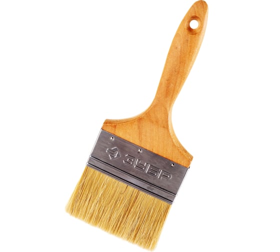 Изображение товара Плоская кисть 4"/100мм Зубр ЭКСПЕРТ Универсал 01005-100