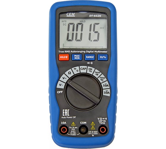 Изображение товара Цифровой мультиметр СЕМ DT-932N 480984