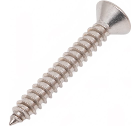 Изображение товара Саморез с потайной головкой STARFIX 5,5x38 мм, DIN 7982, нержавеющая сталь, 10 шт. SMZ1-52804-10