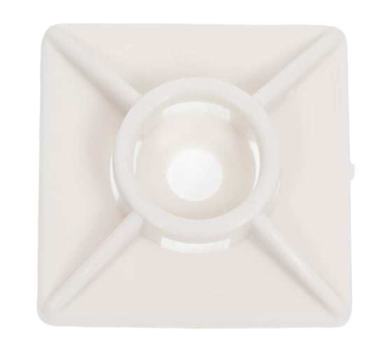 Изображение товара Площадка для хомута-стяжки STARFIX 27x27 мм, белая, 50 шт. SMP2-45785-50