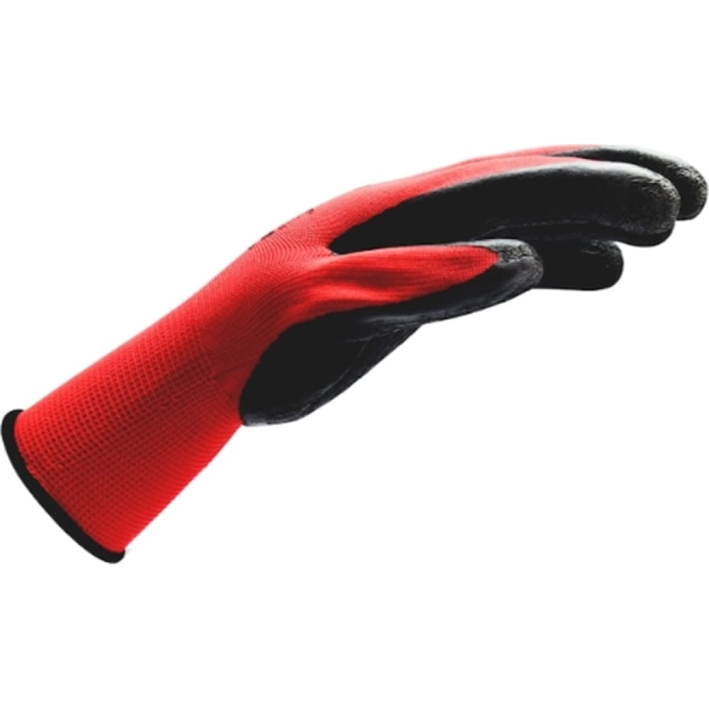 Латексные перчатки Wurth, размер 8, цвет красный/черный