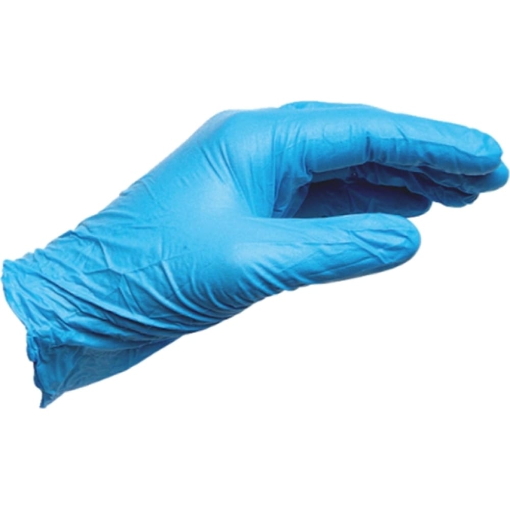 Одноразовые нитриловые перчатки Wurth, цвет синий, размер L