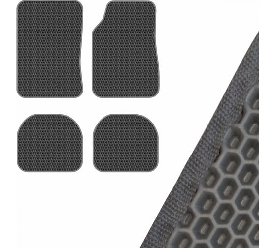 Изображение товара Универсальный коврик салона SKYWAY правый руль EVA Серый S01702096