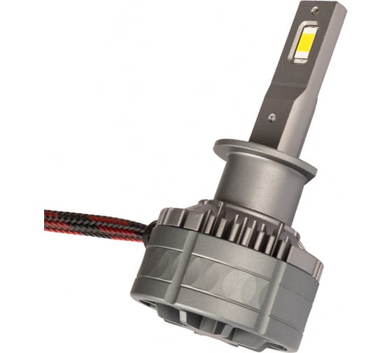 Изображение товара Автолампа-LED (аналог ксенона) SKYWAY H1(K40) 9-36V 40W 6000-6500K CSP3570 1-конт., белая 2 шт., радиатор вентилятор охл. S08701035