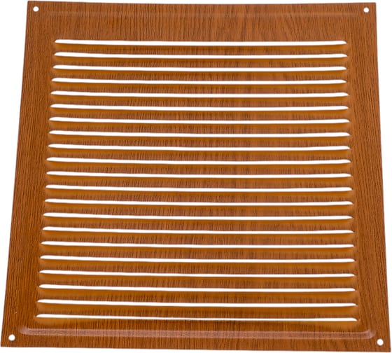 Изображение товара Решётка вентиляционная 200x200 мм декор под дерево ВИШНЯ Трибатрон 88198