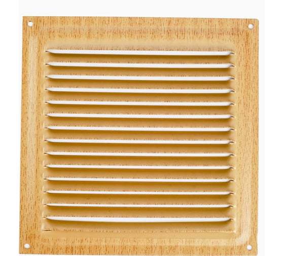 Изображение товара Решётка вентиляционная 150x150 мм декор под дерево "бук" Трибатрон 87952