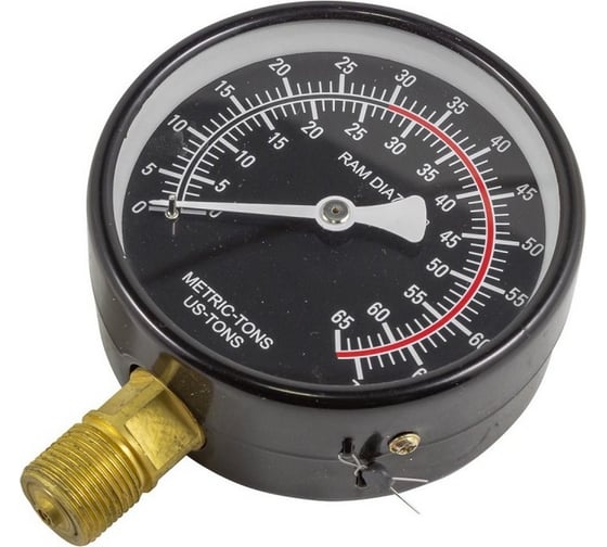 Изображение товара Манометр 1/2'', 30 т для гидравлического оборудования Rockforce RF-0500-4-M(51596)