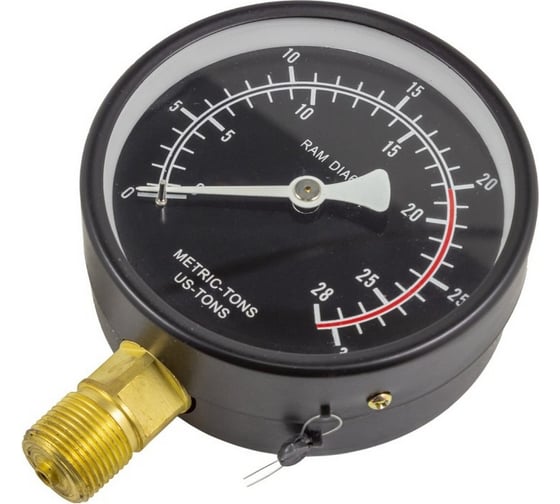 Изображение товара Манометр 1/2'', 20 т для гидравлического оборудования Rockforce RF-0500-3-M