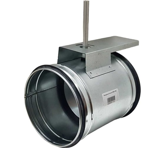 Изображение товара Заслонка регулирующая круглая TKD-160 с площадкой под привод диаметр 160 мм TECHNO 550160