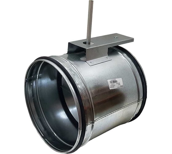 Изображение товара Заслонка регулирующая круглая TKD-200 с площадкой под привод диаметр 200 мм TECHNO 550200