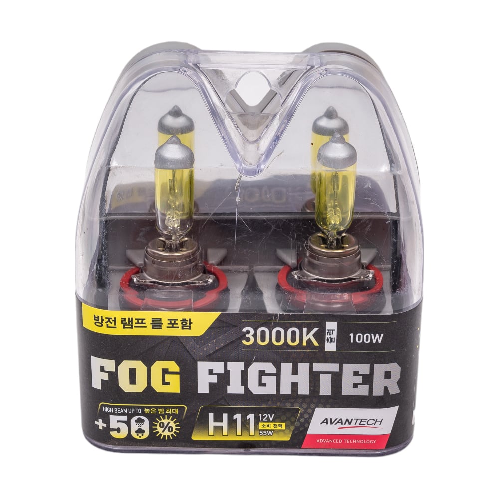 Изображение товара Высокотемпературная галогенная лампа Avantech H11 12V 55W комплект 2 шт
