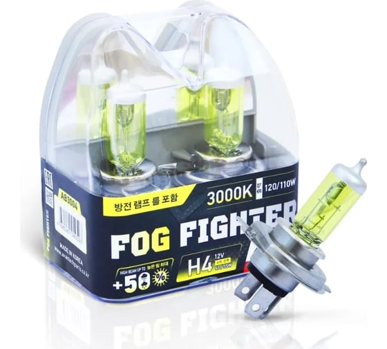 Изображение товара Высокотемпературная лампа Avantech H4 12V 60/55W (120/110W) 3000K, комплект 2 шт. арт. AB3004 131264