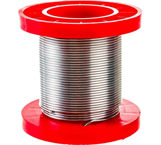 Изображение товара Припой ПОСК 50-18 (1 мм; 50 гр; проволока) Зубр 55454-050-10