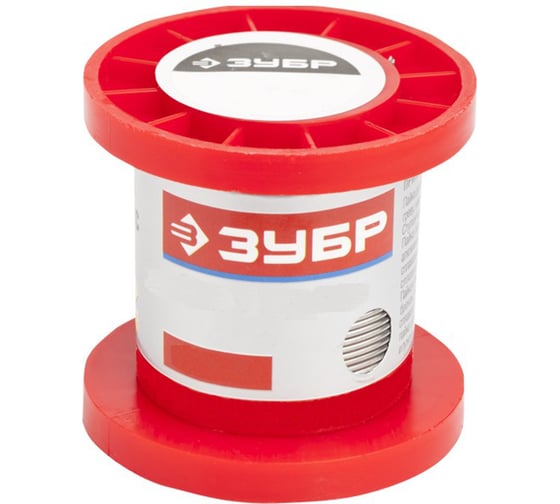 Изображение товара Припой ПОСу 95-5 (1 мм; 50 гр; проволока) Зубр 55455-050-10