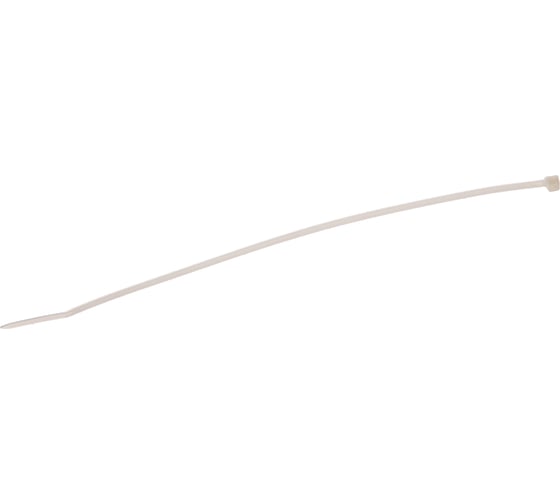 Изображение товара Нейлоновые хомуты Зубр белые, 2.5x200 мм, 100 шт. 309010-25-200