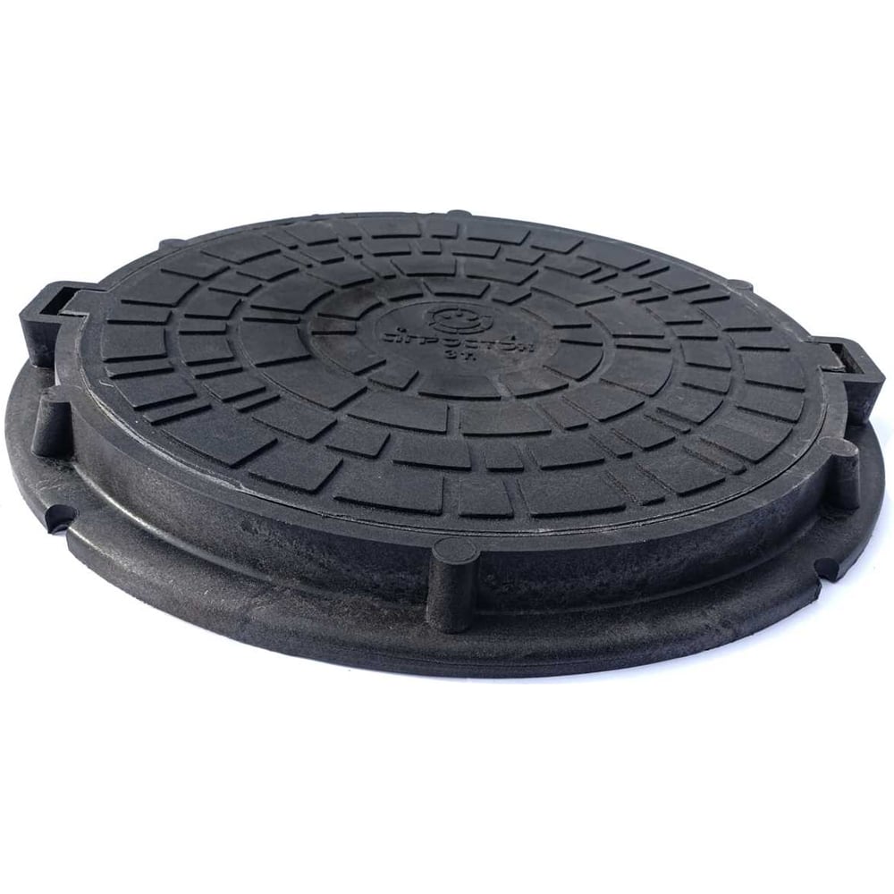 Изображение товара Люк полимерно-композитный Агросток легкий 760х630х60 мм 3 т черный