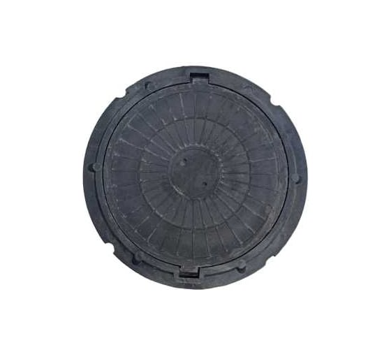 Изображение товара Люк полимерно-композитный Агросток легкий 760х630х60 мм 3 т (черный) 50773