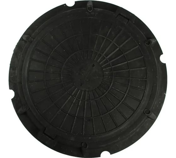 Изображение товара Люк полимерно-композитный Агросток легкий малый 760х580х50 мм 1,5 т (черный) 54195