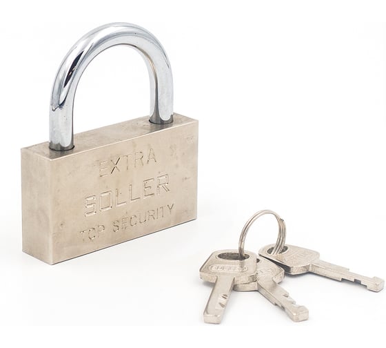 Изображение товара Навесной замок SOLLER exstra 801-80hd сатин 3606
