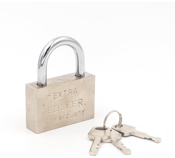 Изображение товара Навесной замок SOLLER exstra 701-70hd сатин 3605