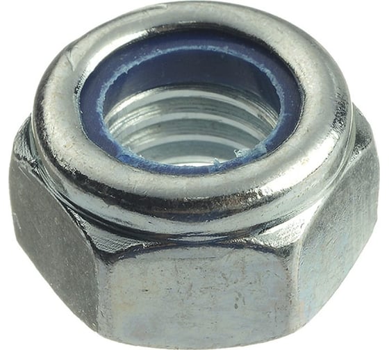 Изображение товара Гайка со стопорным кольцом МЕТАЛЛСЕРВИС м12, din 985, цинк, 25 шт. 1241194