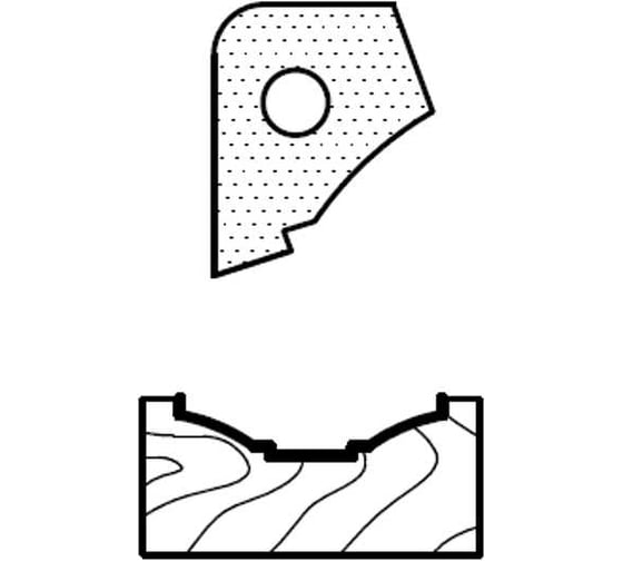 Изображение товара Нож профильный для фасадов T82307 для 1473231212 ROTIS 744.T82307