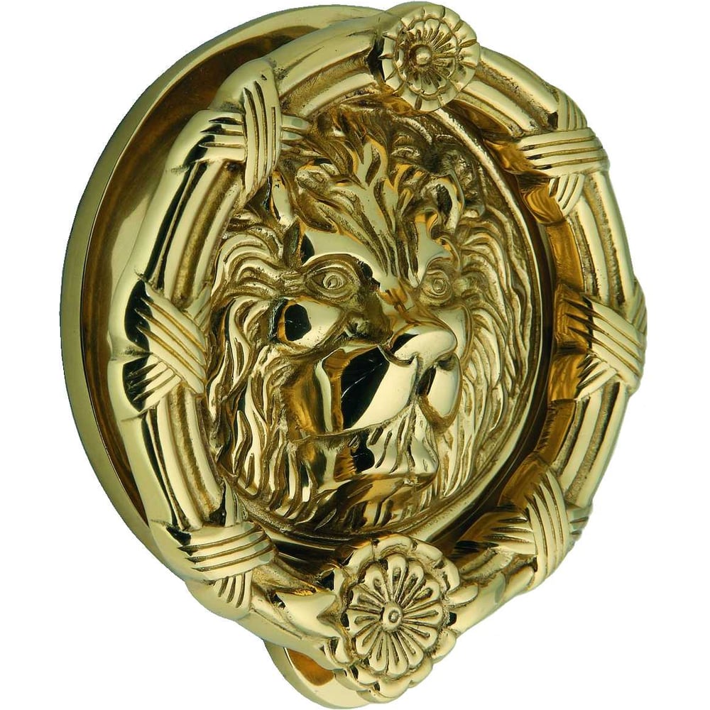 Изображение товара Дверная ручка-кольцо Левша коллекция L.Baskerville LB-525 Lion Round 1, золото У2-0069.З