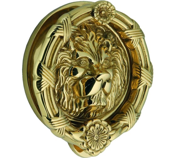 Изображение товара Дверная ручка-кольцо Левша коллекция L.Baskerville LB-525 Lion Round 1, золото У2-0069.З