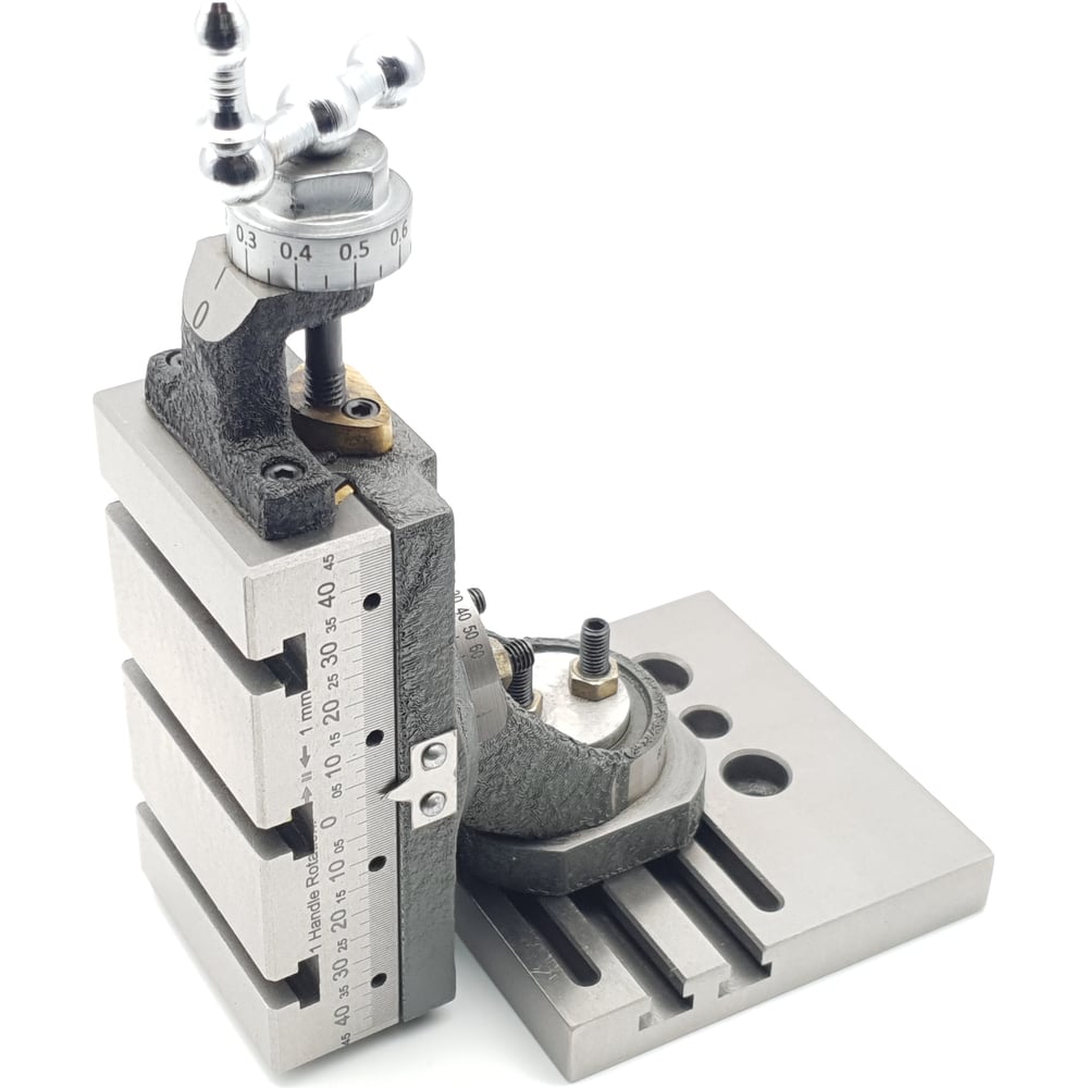 Изображение товара Фрезерное наклонно-поворотное приспособление для станков ТЕХНОРЕАЛ ALSVS-ML.H 95x50 мм