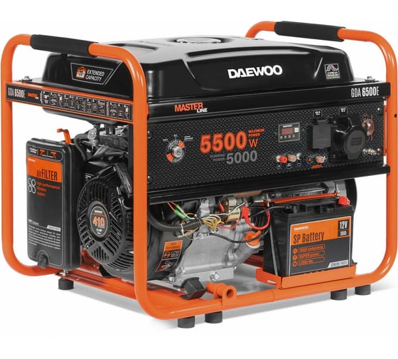 Изображение товара Бензиновый генератор DAEWOO GDA 6500E