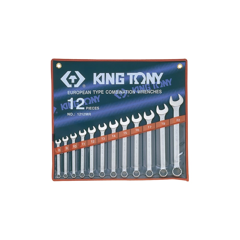 Изображение товара Набор комбинированных ключей KING TONY 1212MR 12 предметов 8-22 мм