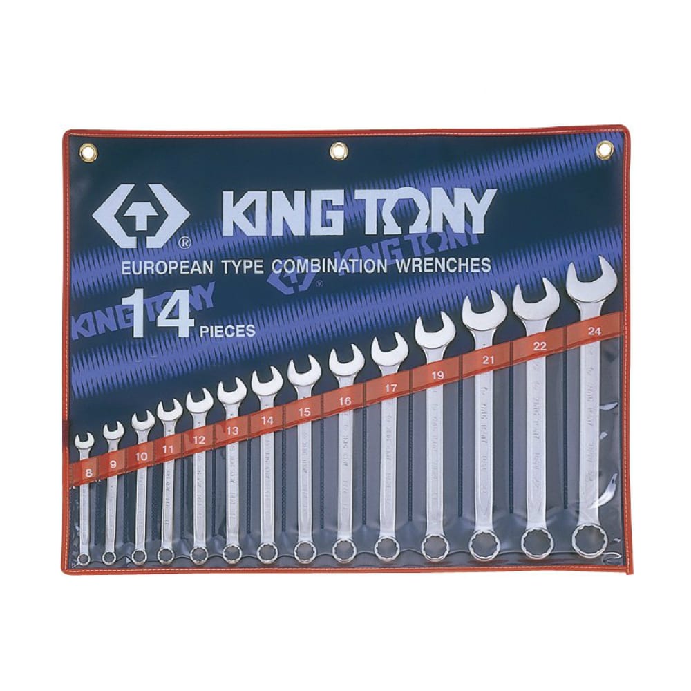 Набор комбинированных ключей KING TONY