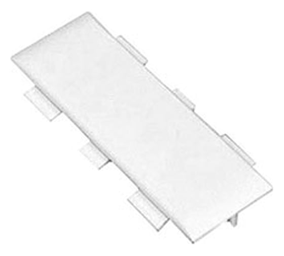 Изображение товара Накладка на стык крышки Экопласт RCA100x40/55 100x55/40 мм(60мм) ARC-LAN 10шт 576514C-10