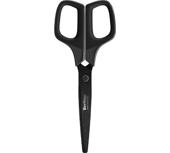 Изображение товара Ножницы Berlingo double black 17,5 см, тефлоновые лезвия, европодвес DNn_17505