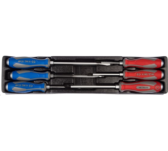 Изображение товара Набор силовых отверток 6шт KING TONY 9-30206MR