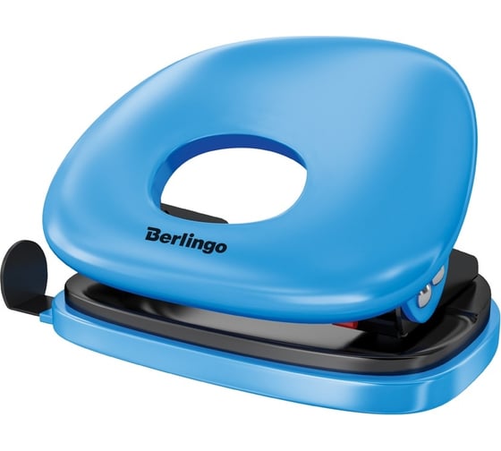 Изображение товара Дырокол Berlingo round 20л, пластиковый, голубой DDp_20102