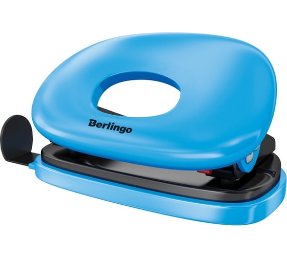 Изображение товара Дырокол Berlingo round 10 л, пластиковый, голубой DDp_10102