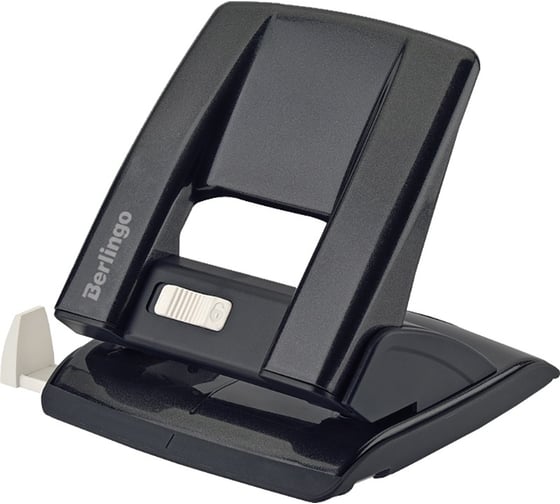 Изображение товара Дырокол Berlingo power tx 30 л, металлический, с фиксатором и линейкой, черный KPh_30182