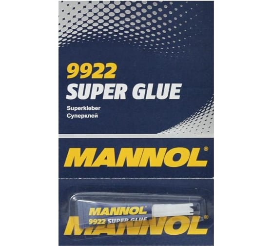Изображение товара Суперклей MANNOL SUPER GLUE 3 гр 2439