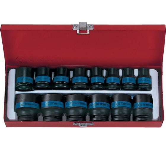 Изображение товара Набор ударных торцевых головок KING TONY 1/2 шестигранные 14 предметов 4414MP