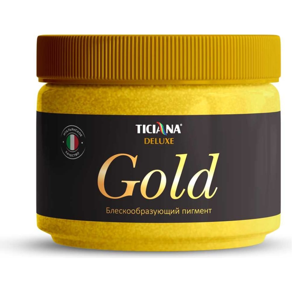 Блескообразующий пигмент Ticiana DeLuxe, цвет золото