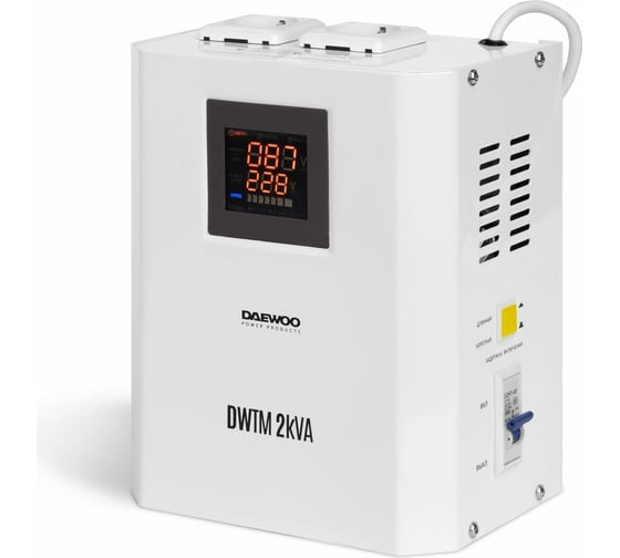 Изображение товара Настенный стабилизатор напряжения DAEWOO DW-TM2kVA